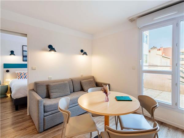 1-bedroom apartment with balcony for 4 people