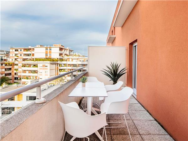1-bedroom apartment with balcony for 4 people