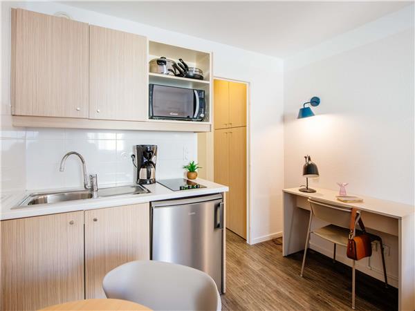Studio for 2 people with twin beds