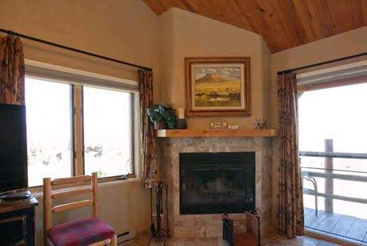 Suite Fireplace | Spring Creek Ranch
