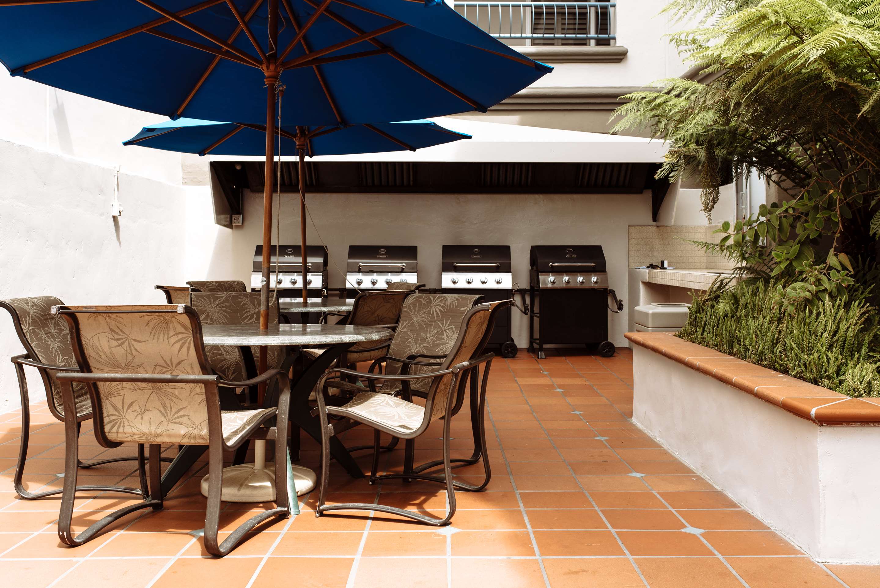 BBQ Area | Tamarack Beach Resort Hotel