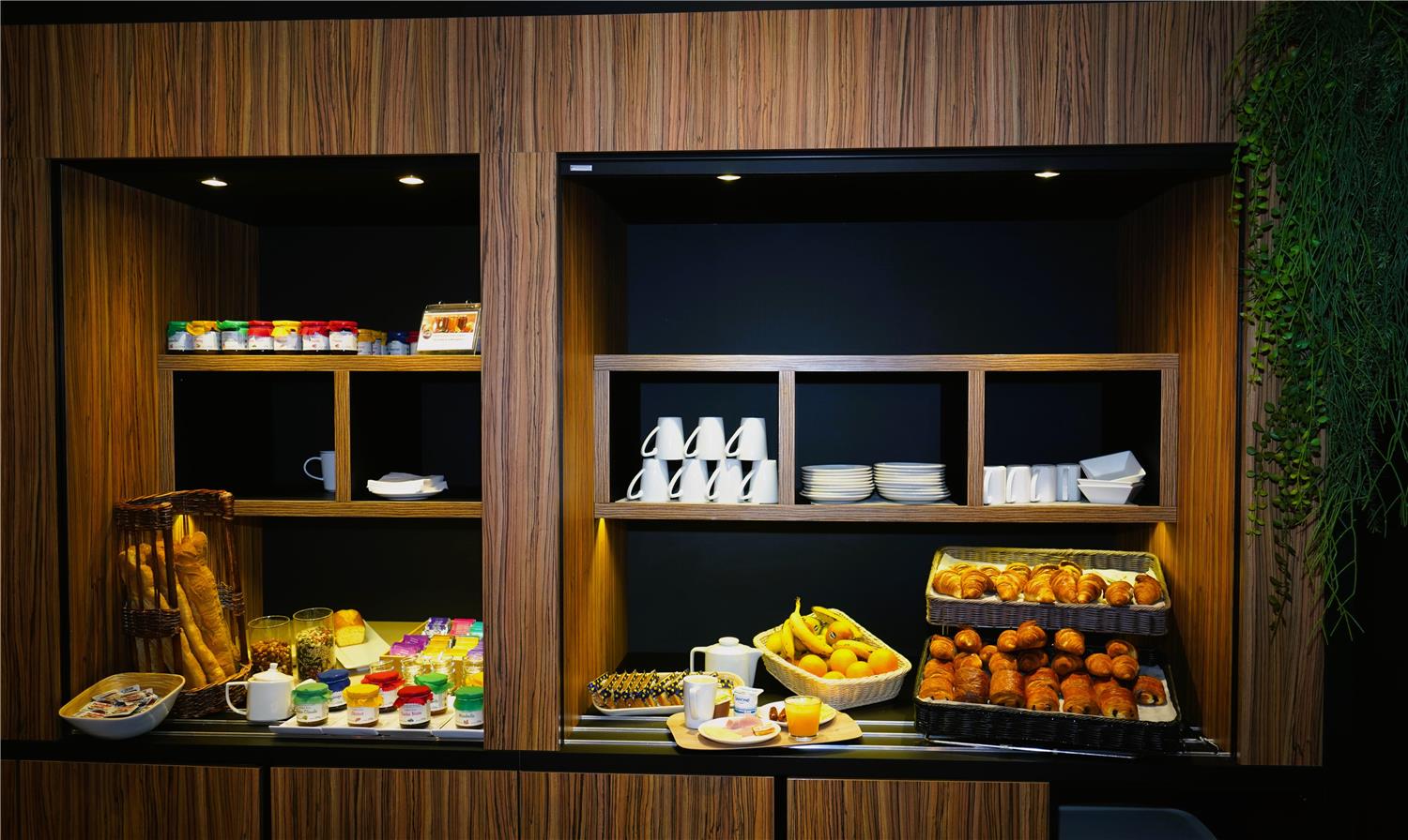 Buffet petit déjeuner