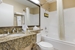 One Bedroom King Suite with Wet Bar Bathroom