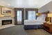 Doheny Single Queen Guestroom with Fireplace