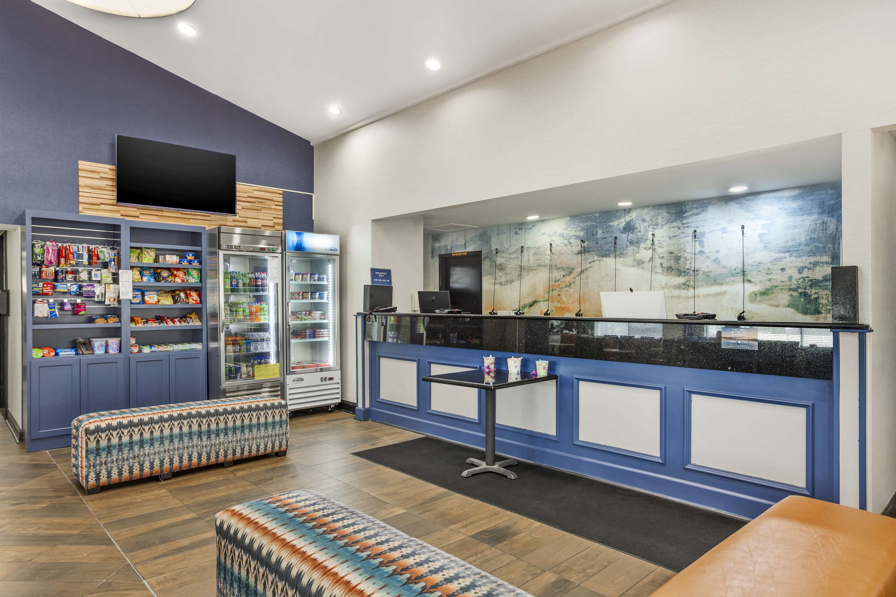 Front Desk and Shop