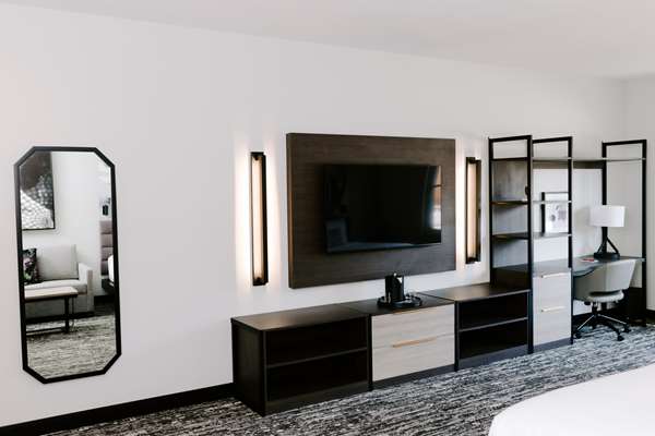 2 Queen Beds, Non-Smoking, Communication Assistance, Sofabed, Work Desk, Mini Fridge