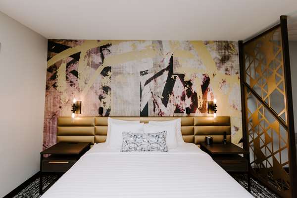 Suite-1 King Bed, Non-Smoking, Communication Assistance, Sofabed, Work Desk, Mini Fridge