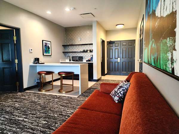 Suite-1 King Bed, Non-Smoking, Sofabed, Balcony, Kitchen, Living Room, Work Desk