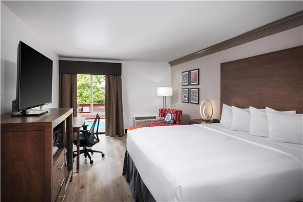 1 King Bed, Non-Smoking, Courtyard View, Work Desk, Microwave And Refrigerator, Wi-Fi, Full Breakfast