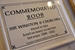 Commemoration Plaque
