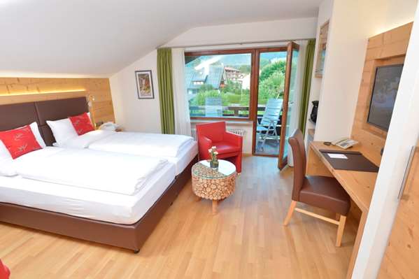 1 Double Bed, Comfort Studio, Separate Annexe Building, Balcony, Wood Floor, Free W-Lan, Full Breakfast