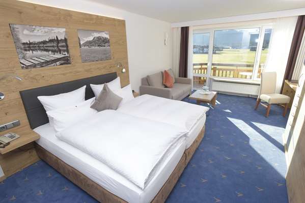 1 Double Bed, Deluxe Room, Mountain View, Cozy Alpine Design, Balcony, Mini Bar, Free W-Lan, Full Breakfast