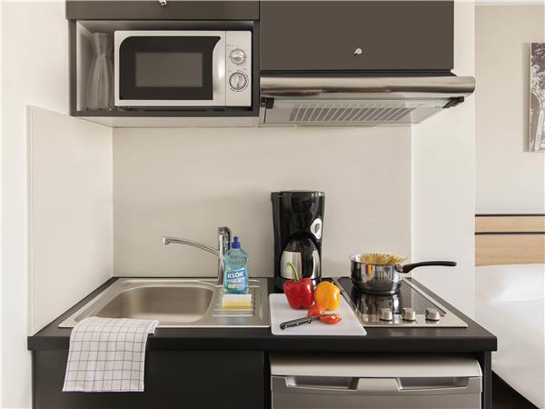 Studio for 2 people with twin beds