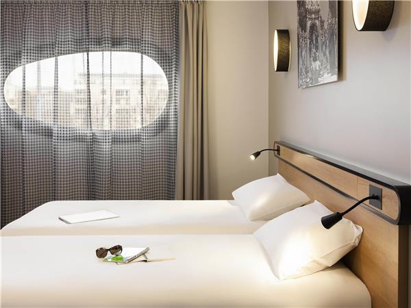 Studio for 2 people with twin beds