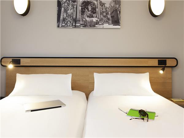 Studio for 2 people with twin beds