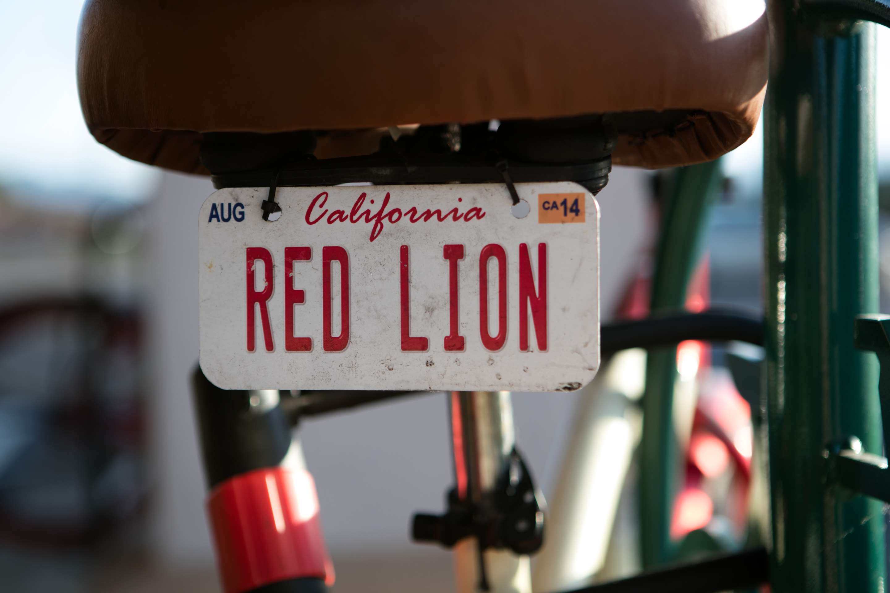 CAREDD RLH Bike LicencePlate | Red Lion Hotel Redding