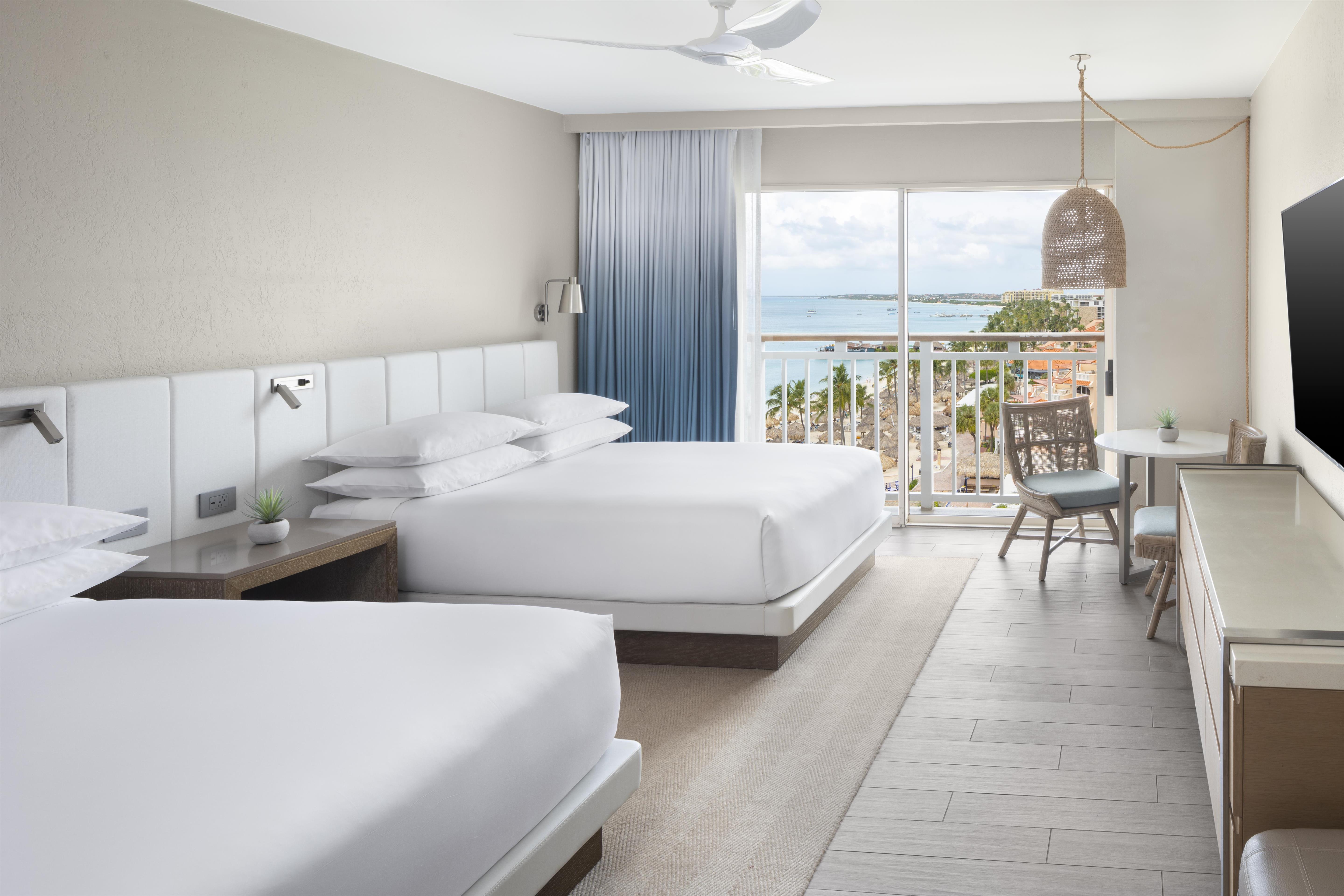 Hyatt Regency Aruba Resort and Casino Room Type - Two Queens Room with Resort And Ocean View Hyatt Regency Aruba Resort and Casino Room Type - Two Queens Room with Resort And Ocean View