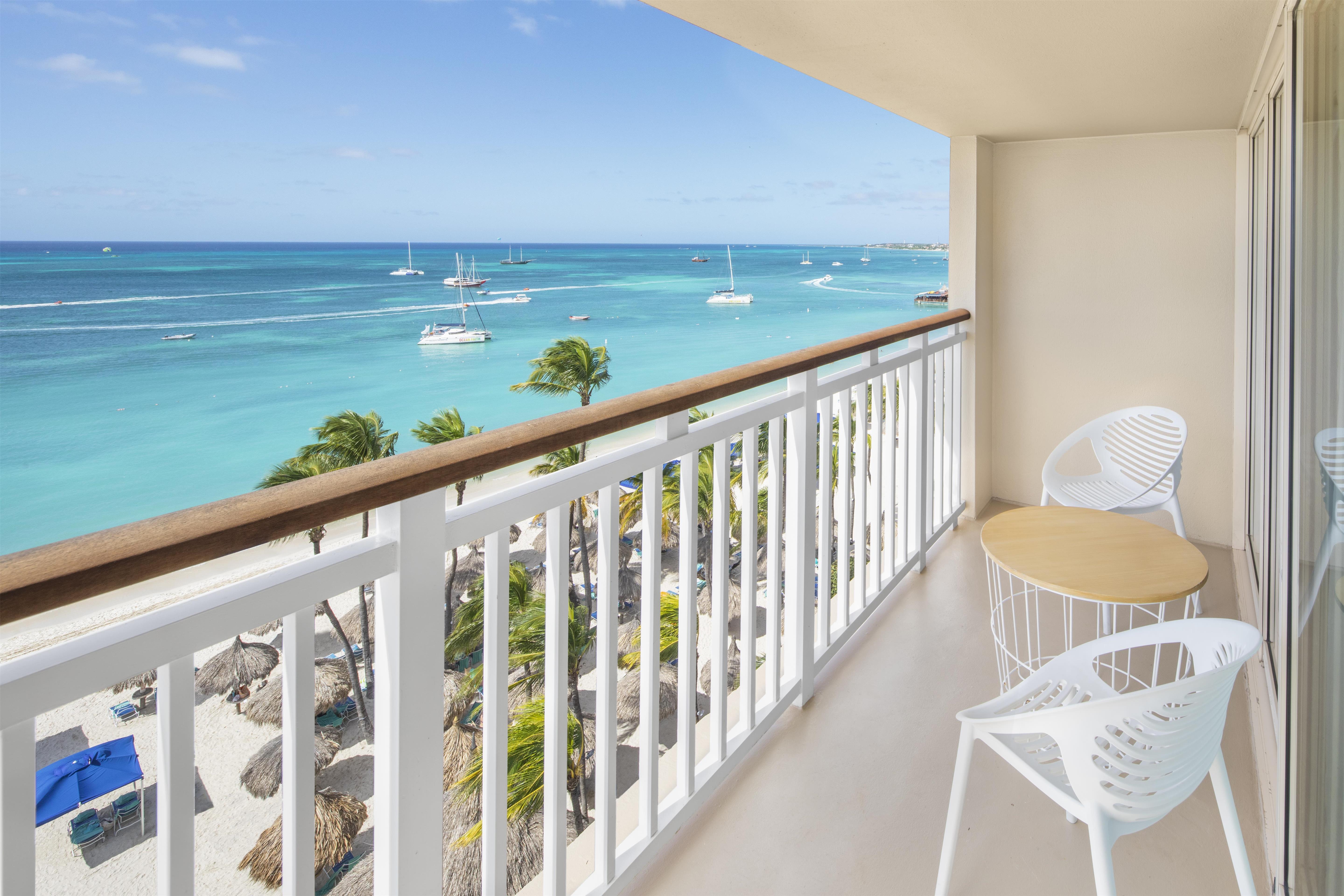 Hyatt Regency Aruba Resort and Casino Room Type - 1 KING OCEANFRONT SUNSET STUDIO DELUXE WITH BALCONY