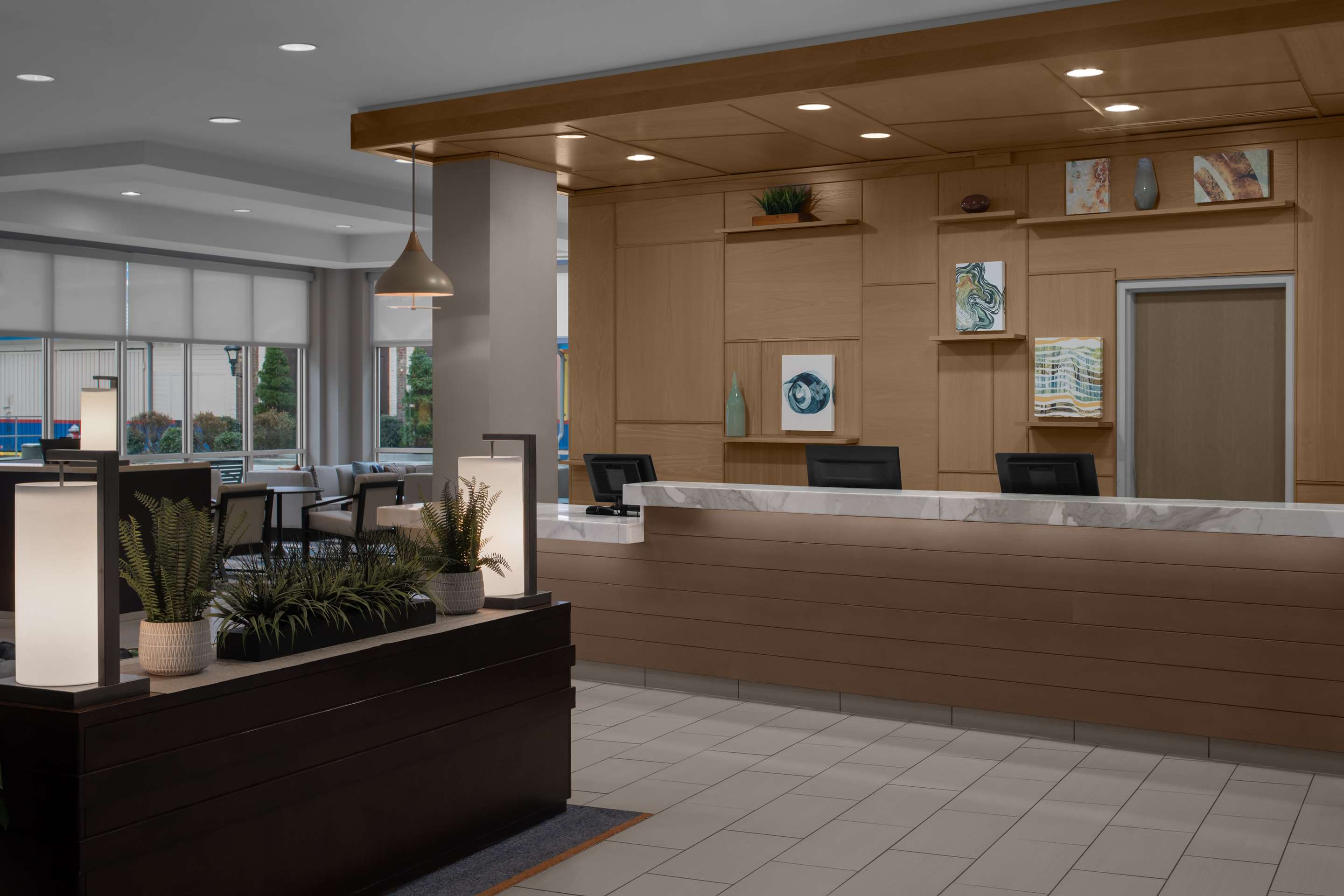 Lobby | Hyatt House Raleigh North Hills