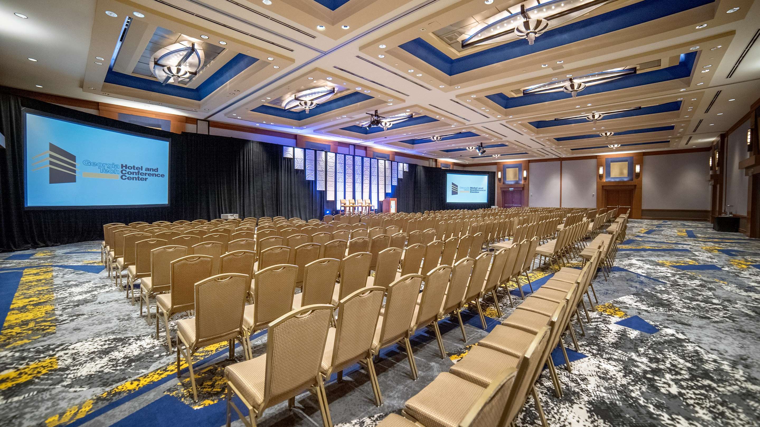 Ballroom Theater Stage Backdrop 2