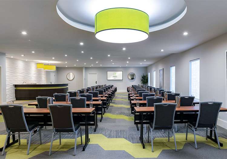 Avanti International website homepage carousel meeting space mobile | Avanti International Resort