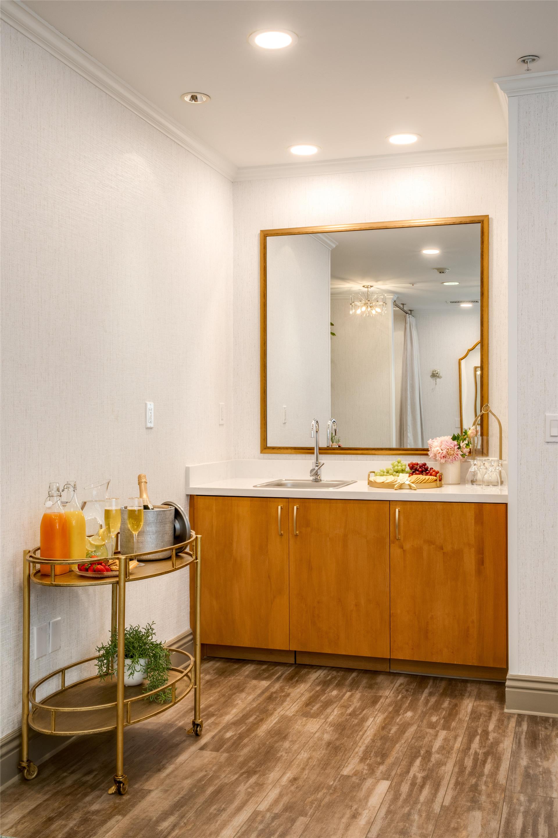 Bridal Lounge Wet Bar | Ayres Hotel Chino Hills – Ontario