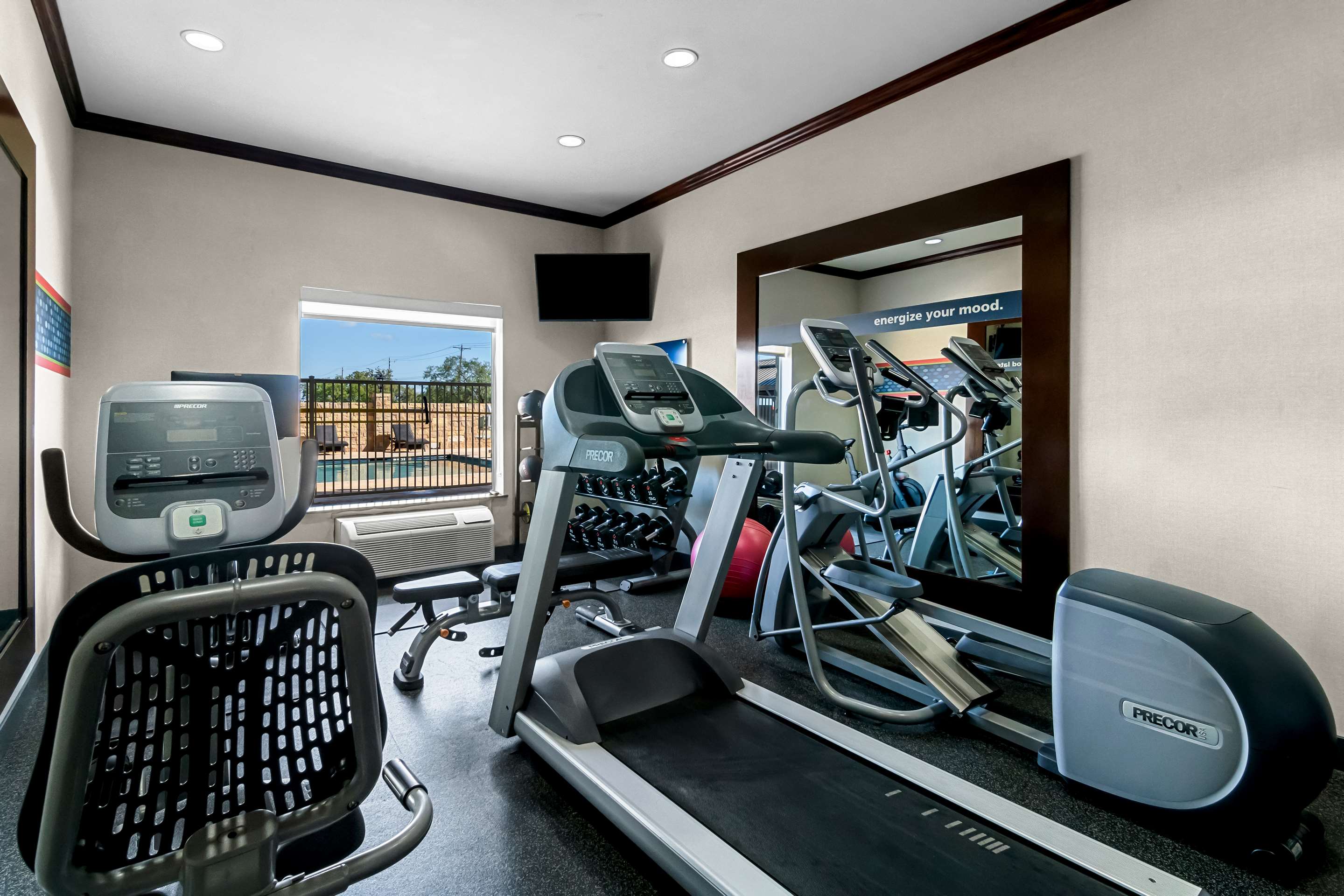 Health club fitness center gym | Hampton Inn & Suites Abilene I-20
