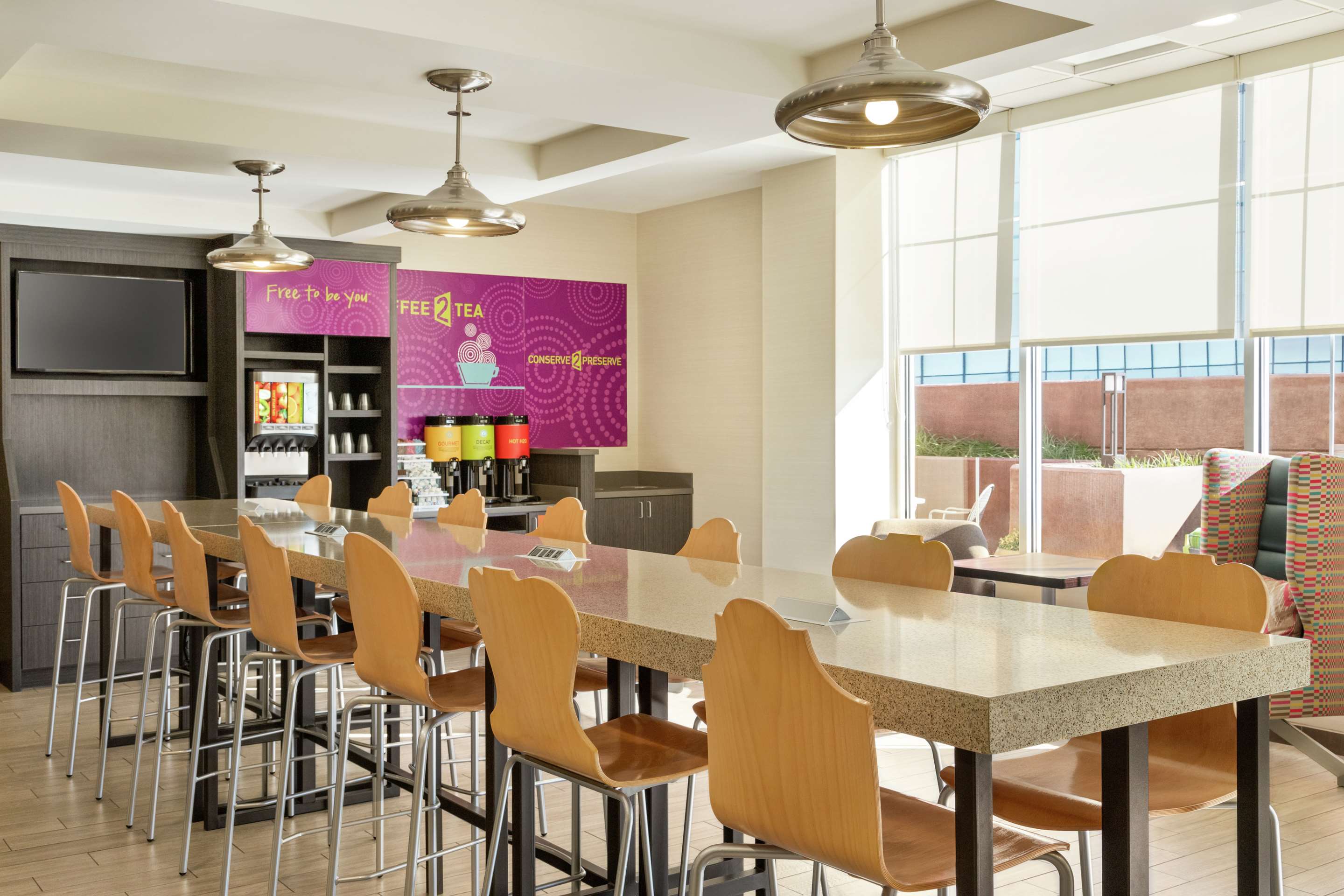 Breakfast Area | Home2 Suites by Hilton Albuquerque/Downtown-University