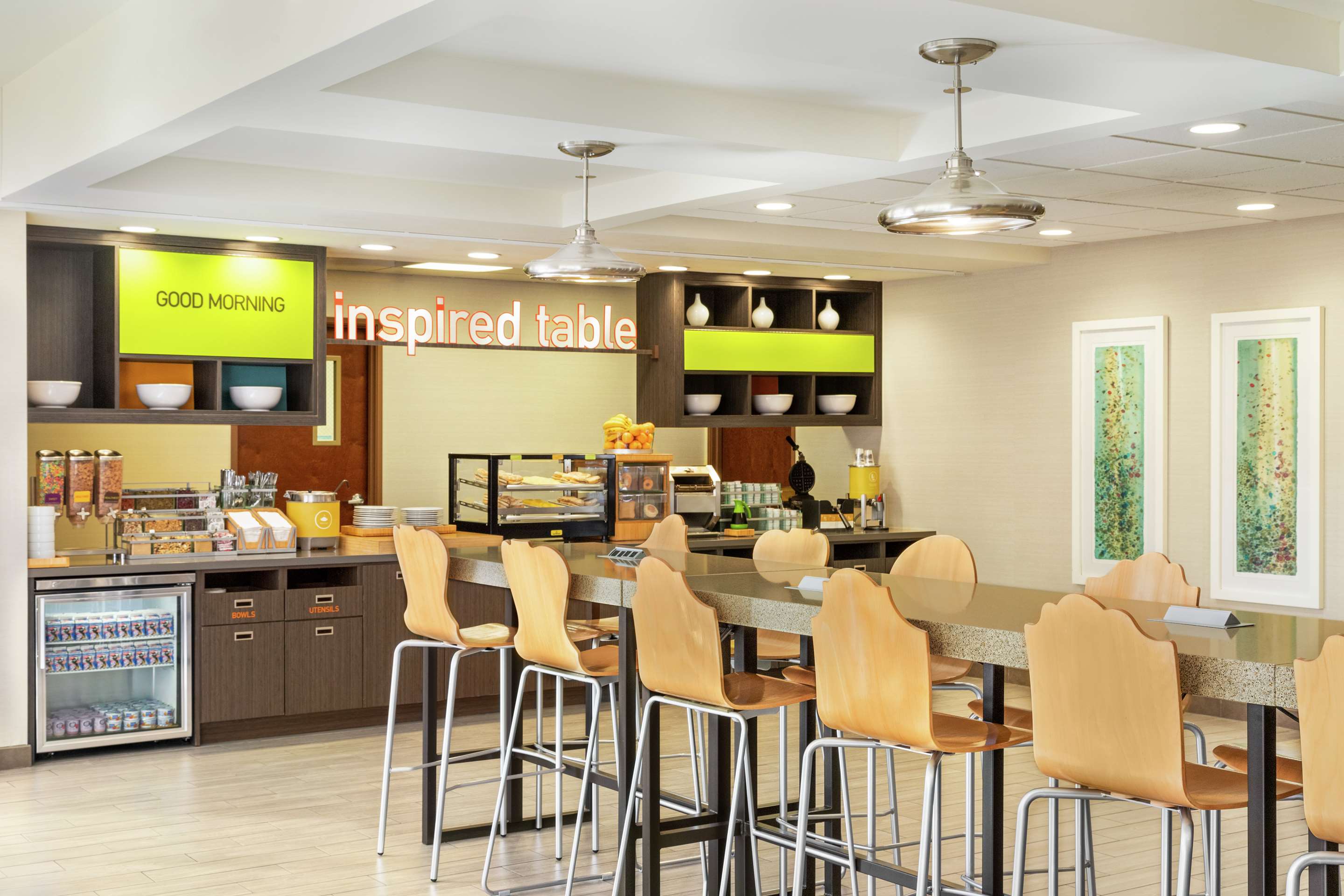 Breakfast Area | Home2 Suites by Hilton Albuquerque/Downtown-University