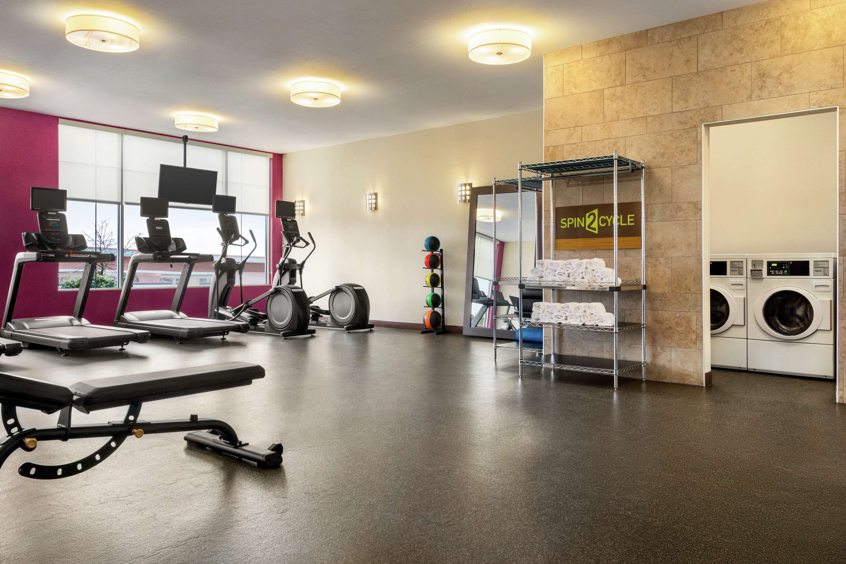 Health club fitness center gym | Home2 Suites by Hilton Albuquerque/Downtown-University