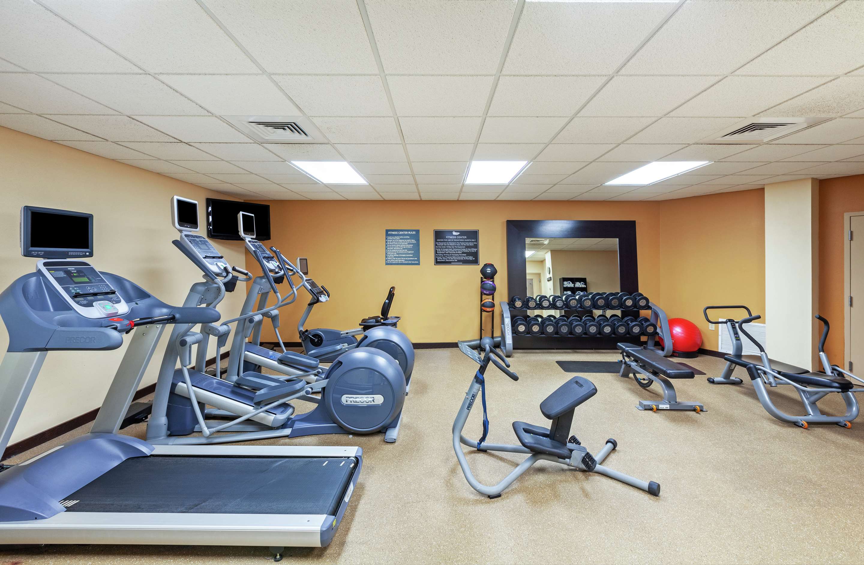 Health club fitness center gym