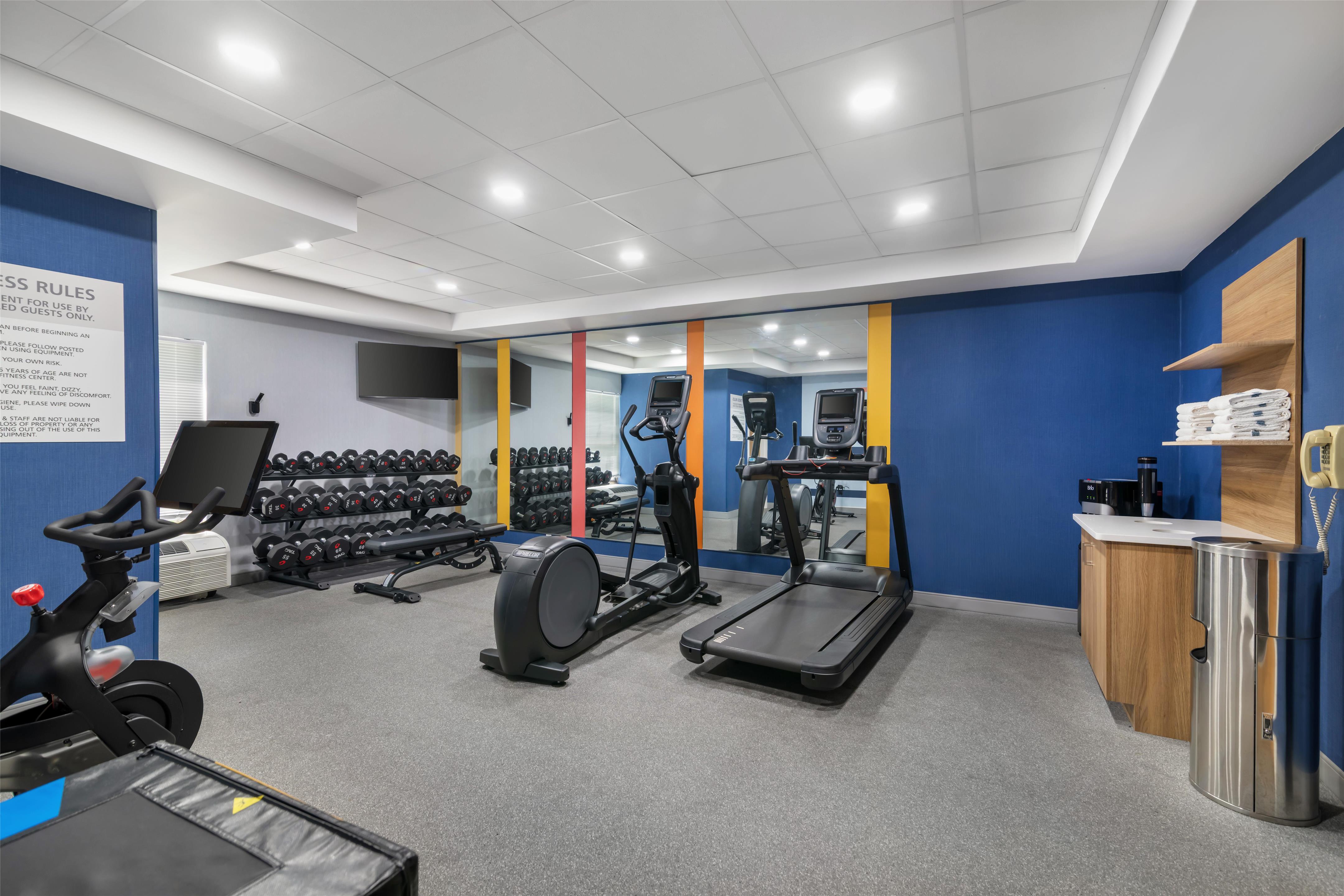 Health club fitness center gym | Hampton Inn Albany-Wolf Road