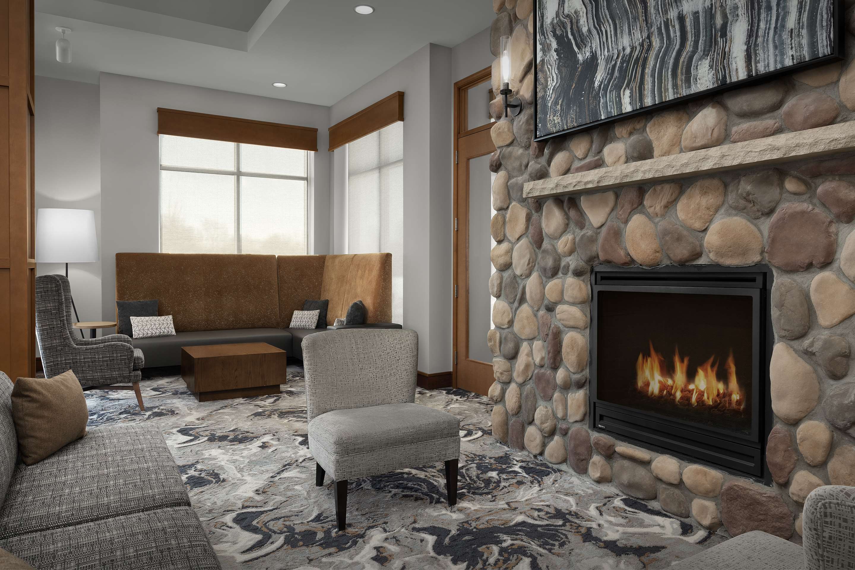 Lobby | Hilton Garden Inn Cedar Falls