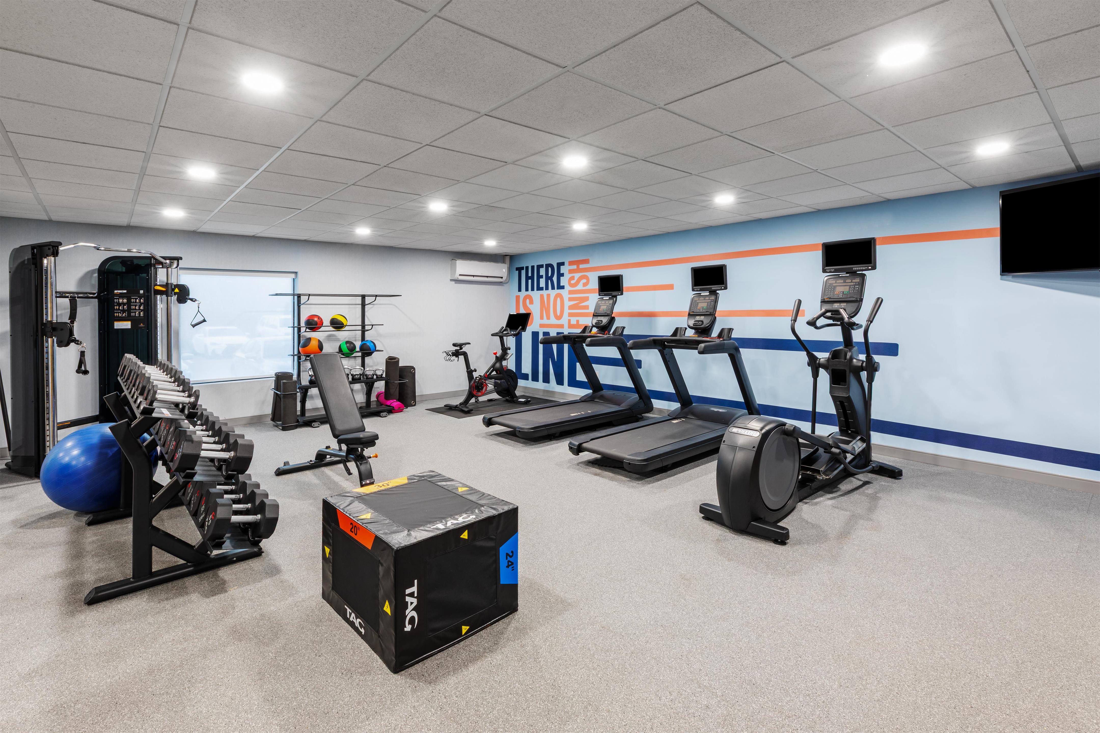 Health club fitness center gym | Hampton Inn & Suites Tomball Houston NW