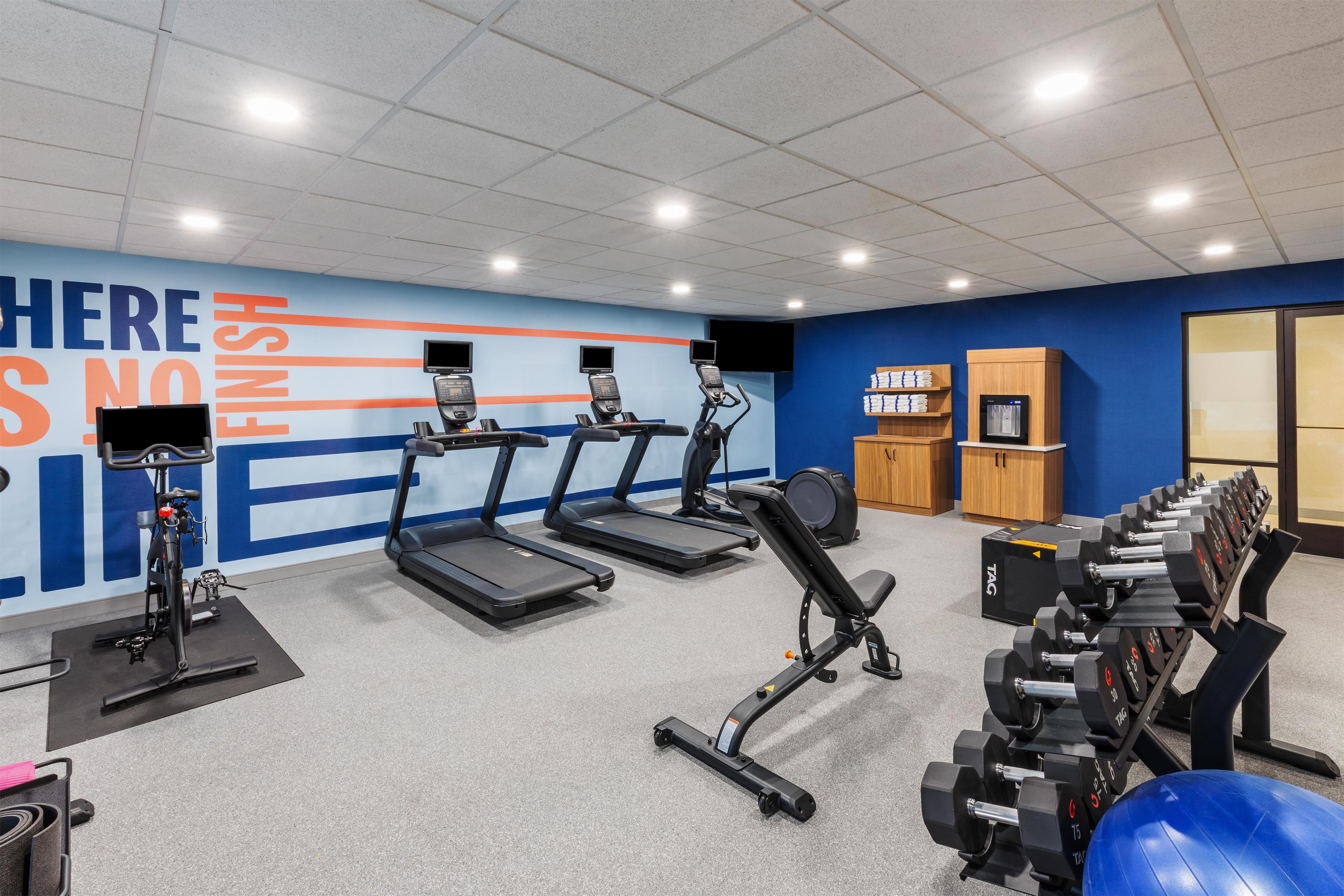 Health club fitness center gym | Hampton Inn & Suites Tomball Houston NW