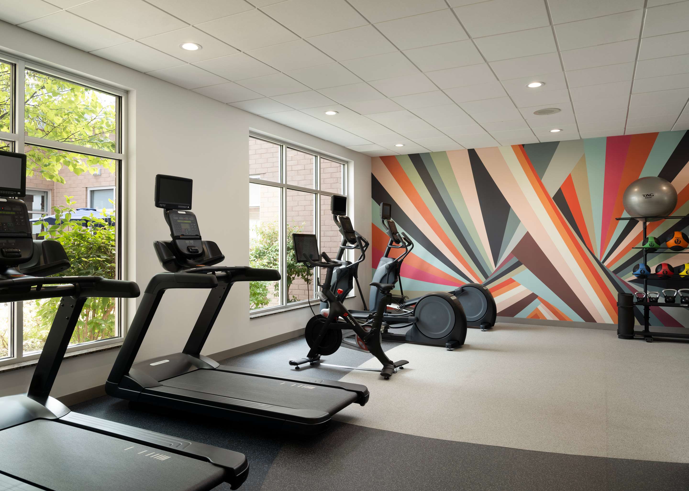 Health club fitness center gym