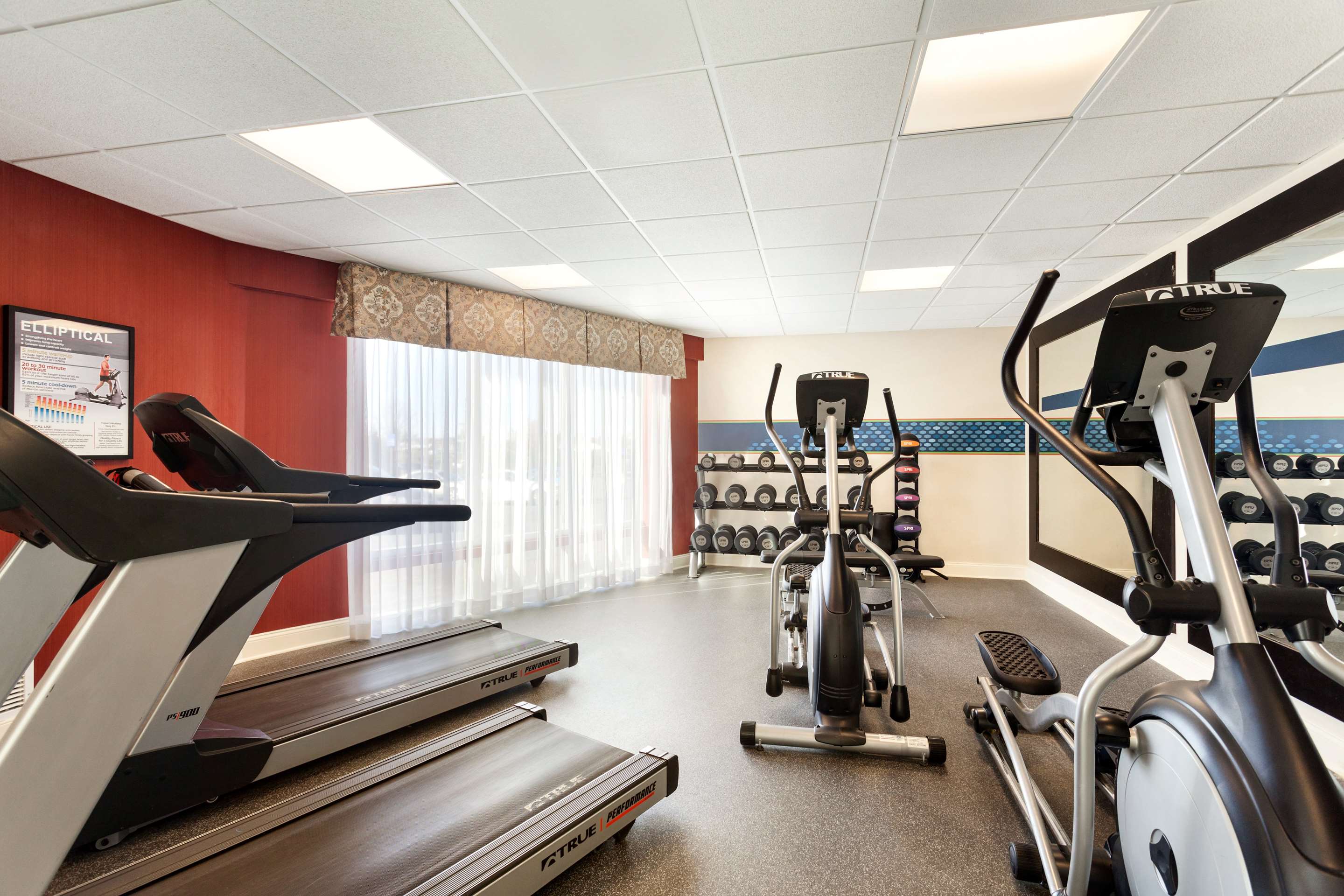 Health club fitness center gym
