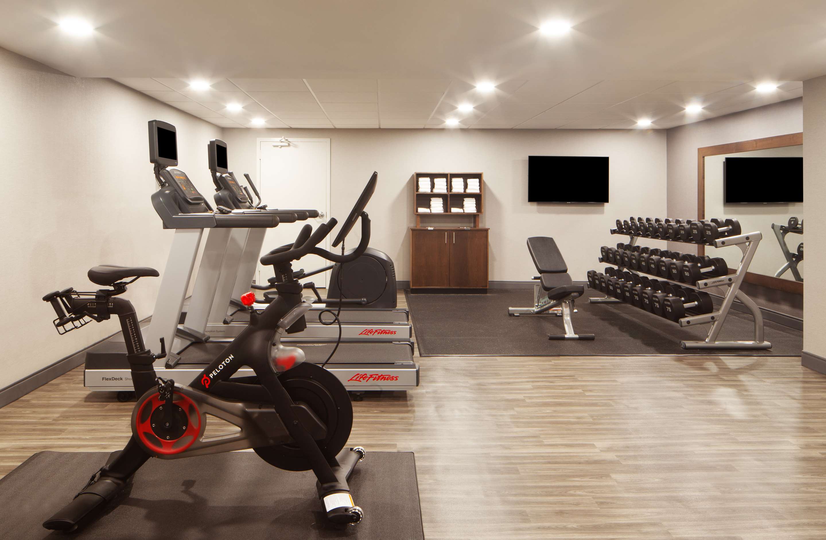 Health club fitness center gym | Hampton Inn Athens