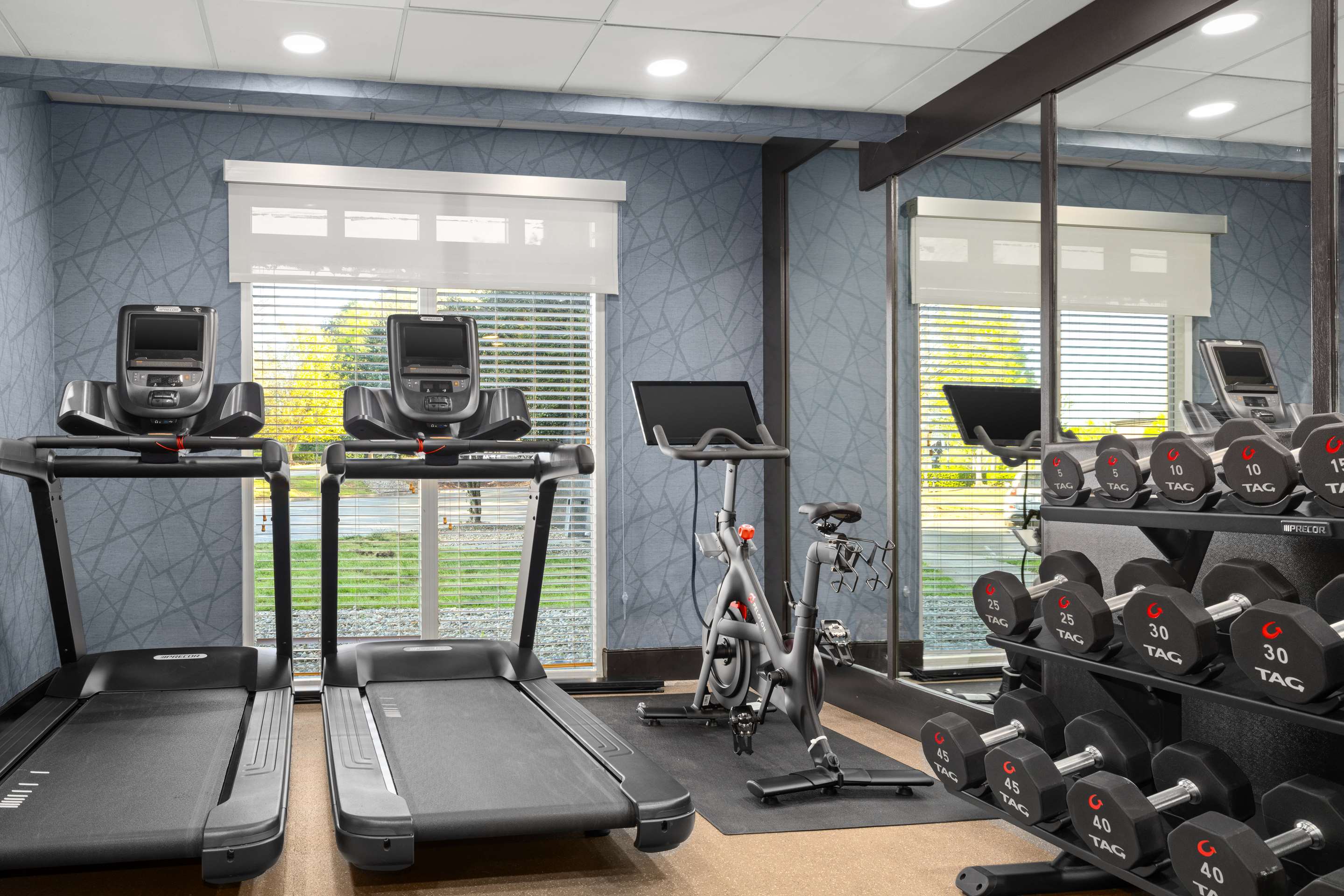 Health club fitness center gym | Homewood Suites by Hilton Atlanta-Alpharetta