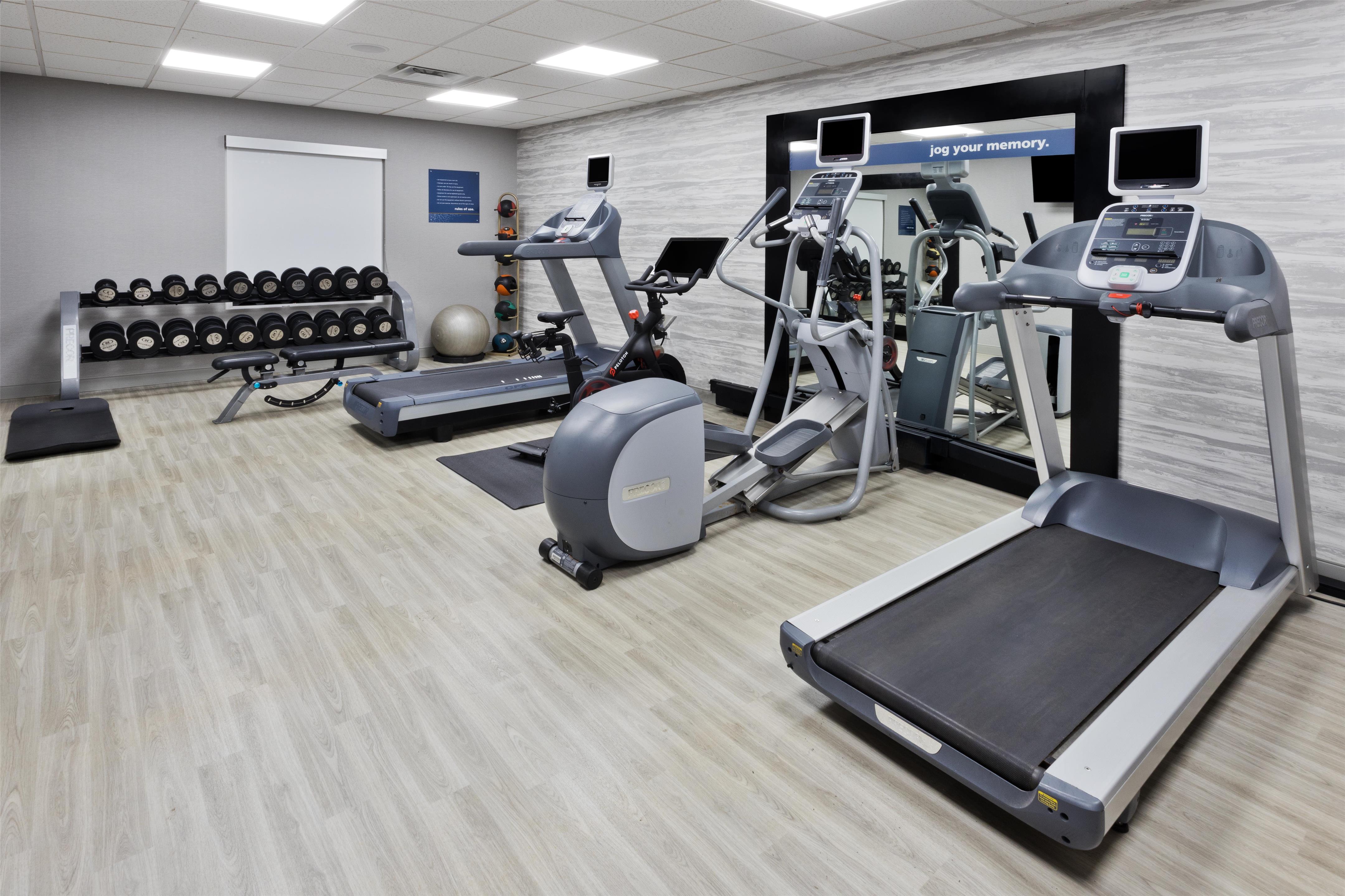Health club fitness center gym | Hampton Inn & Suites Lanett-West Point