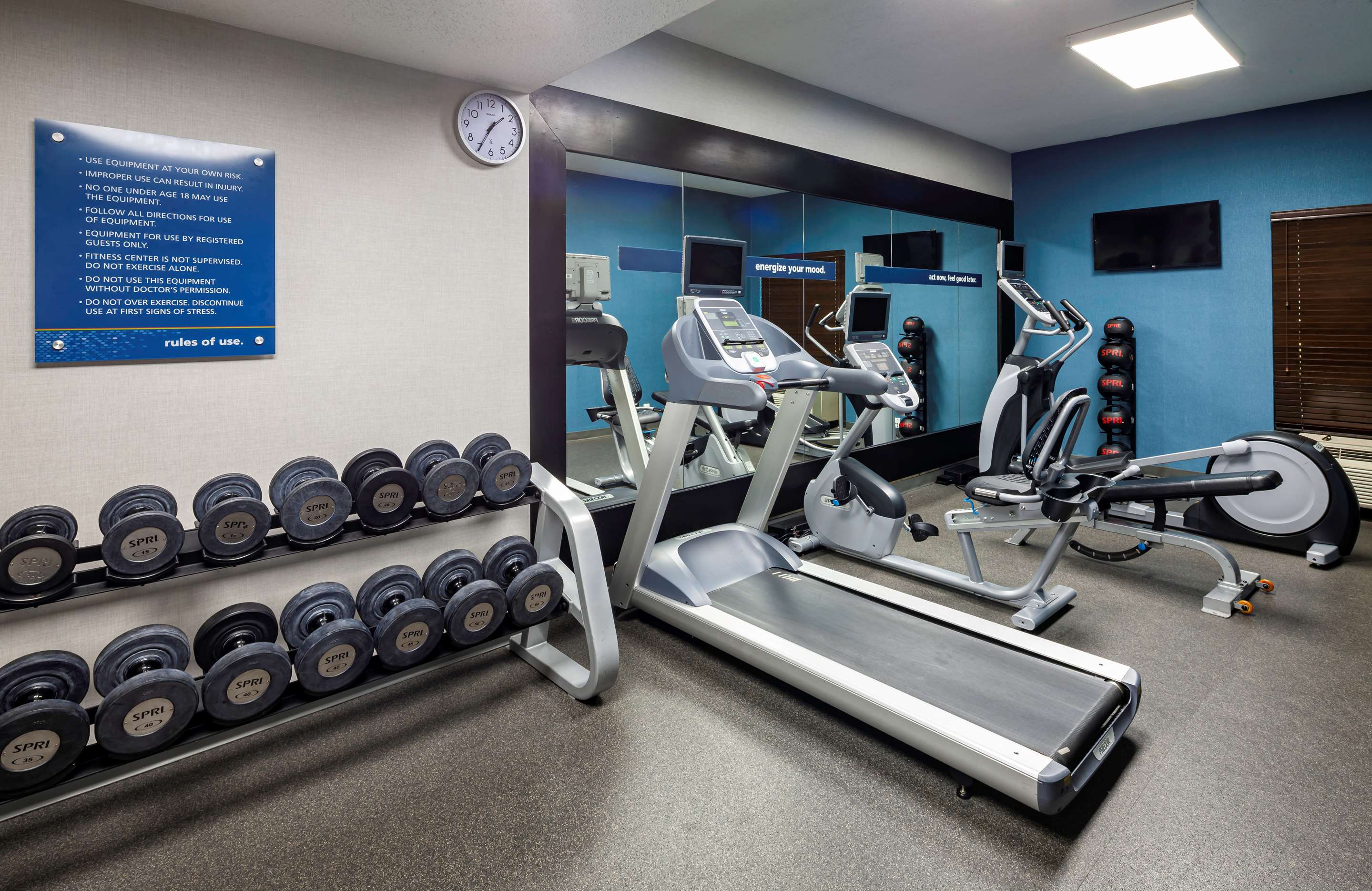 Health club fitness center gym
