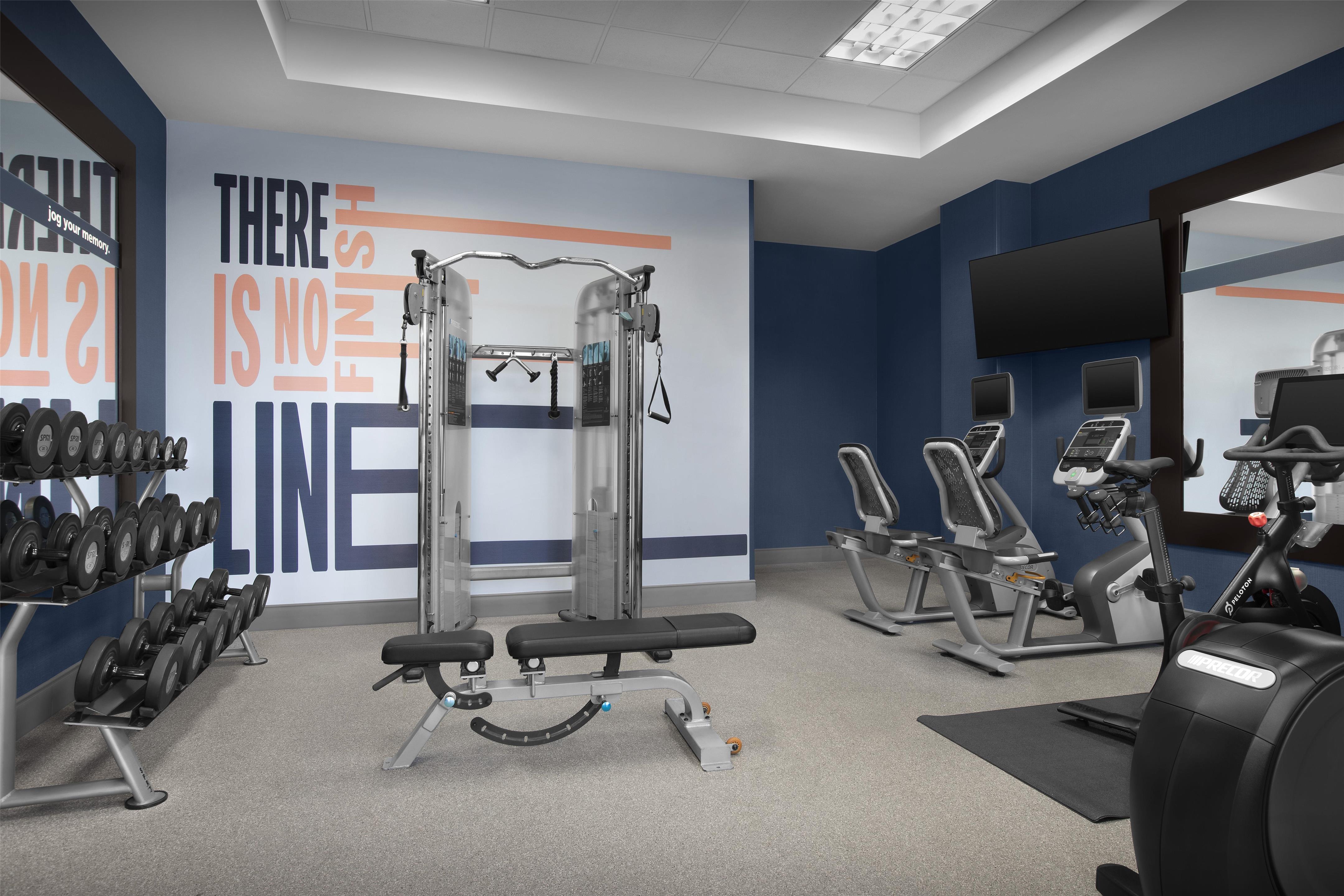 Health club fitness center gym | Hampton Inn & Suites Austin @ The University / Capitol