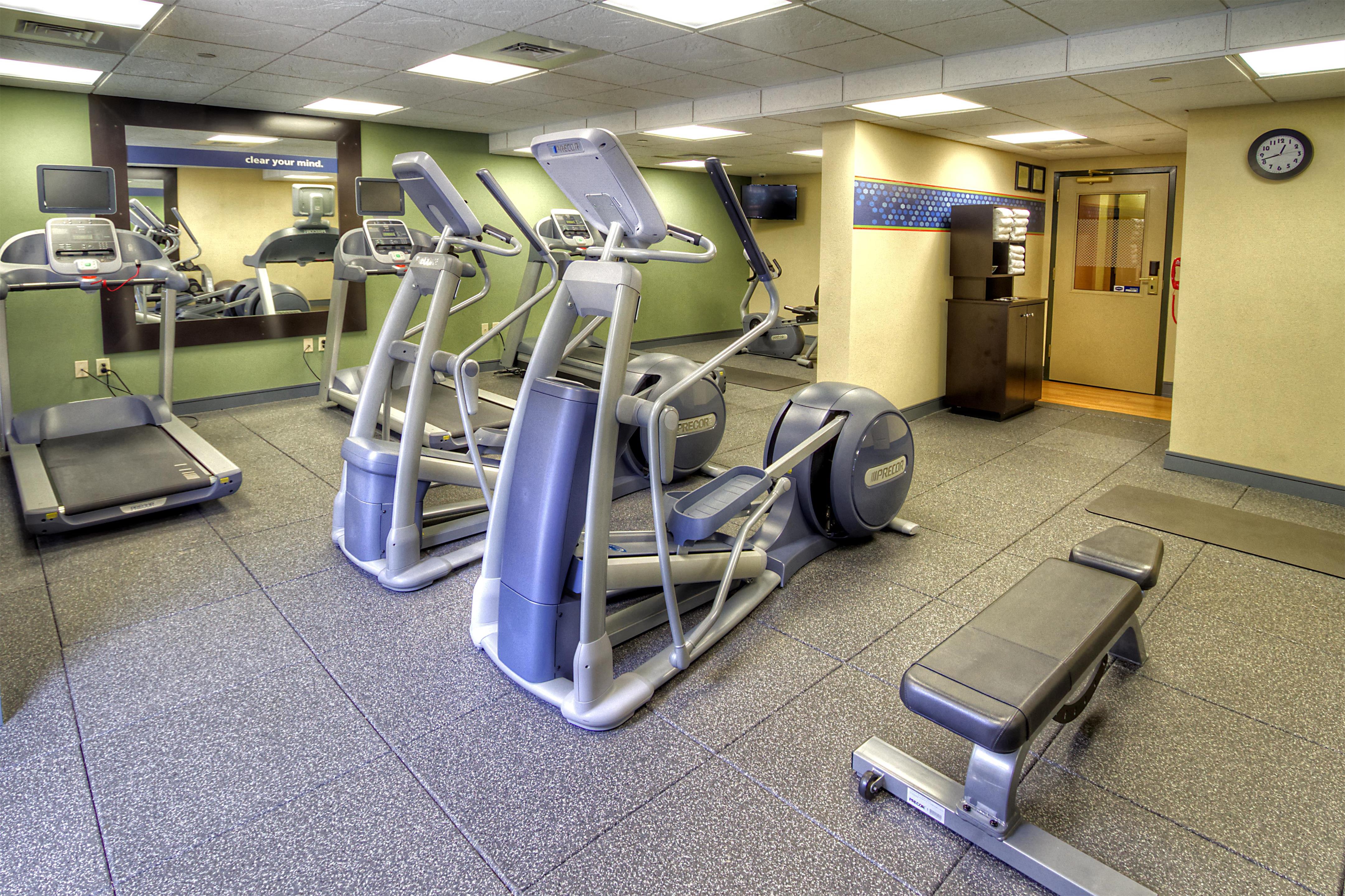 Health club fitness center gym | Hampton Inn & Suites Asheville Airport
