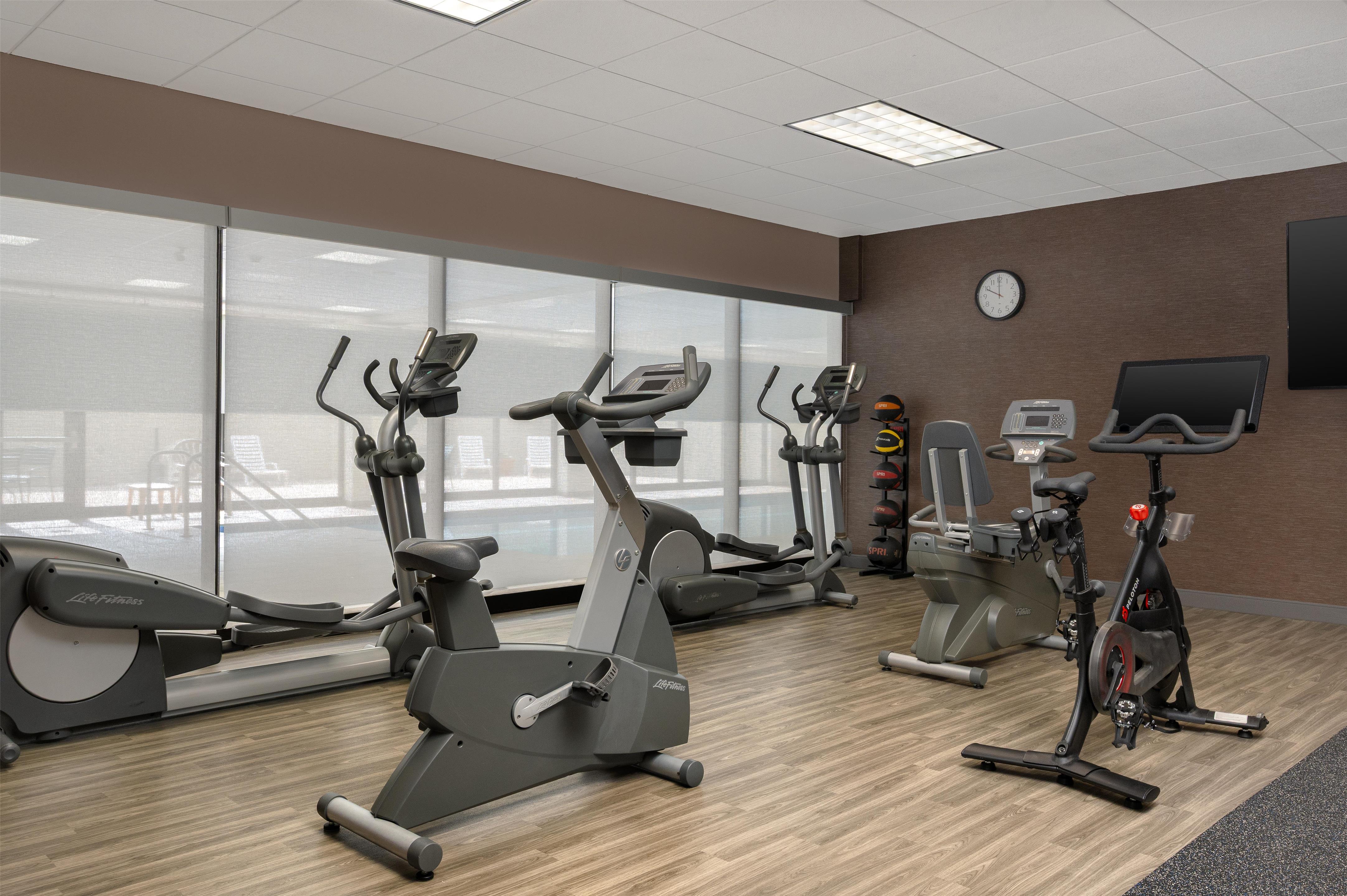 Health club fitness center gym | Hampton Inn & Suites Wilkes-Barre/Scranton