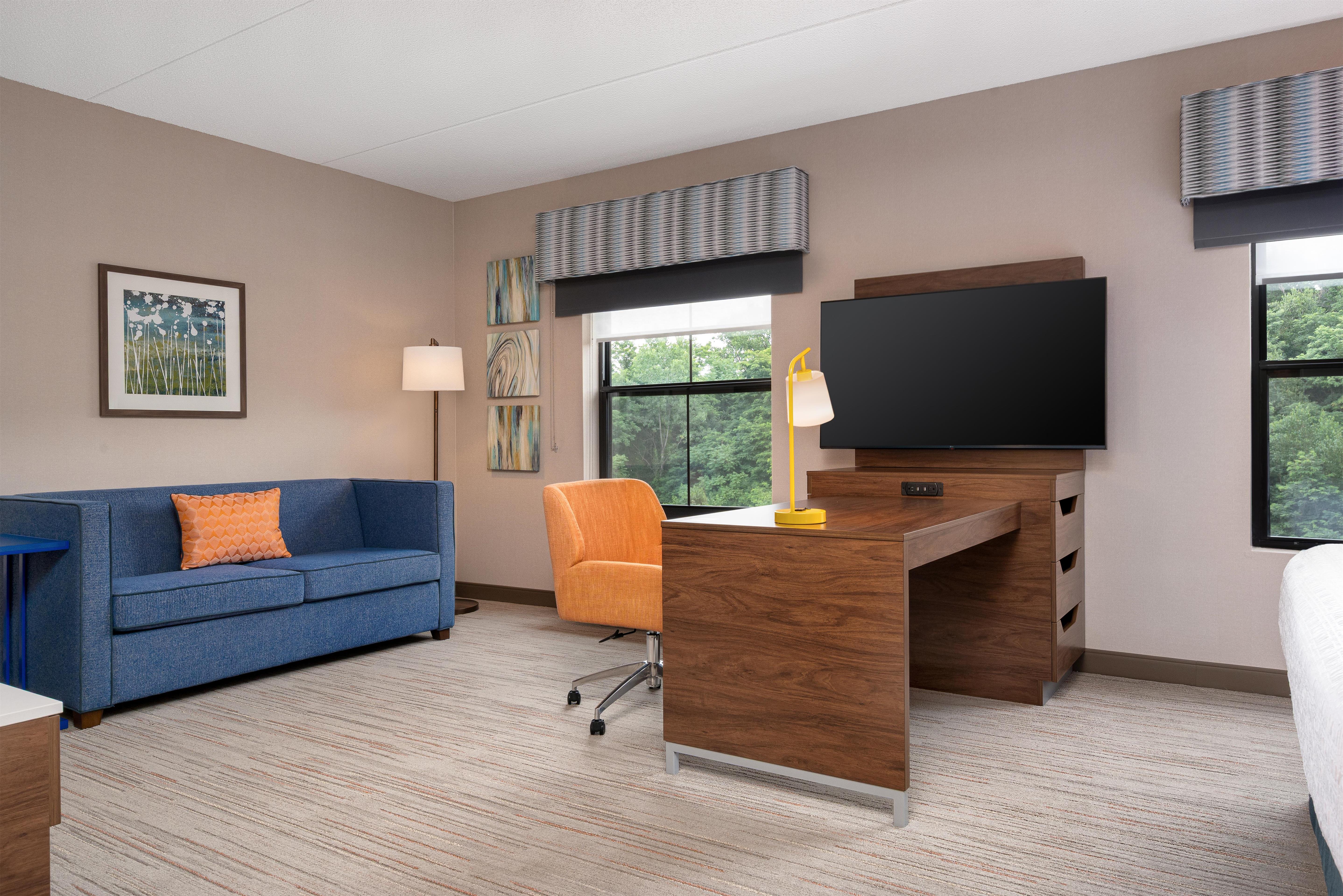 Hampton Inn & Suites Wilkes-Barre/Scranton Room Type - 1KNG STUDIO SOFABED NOSMOK