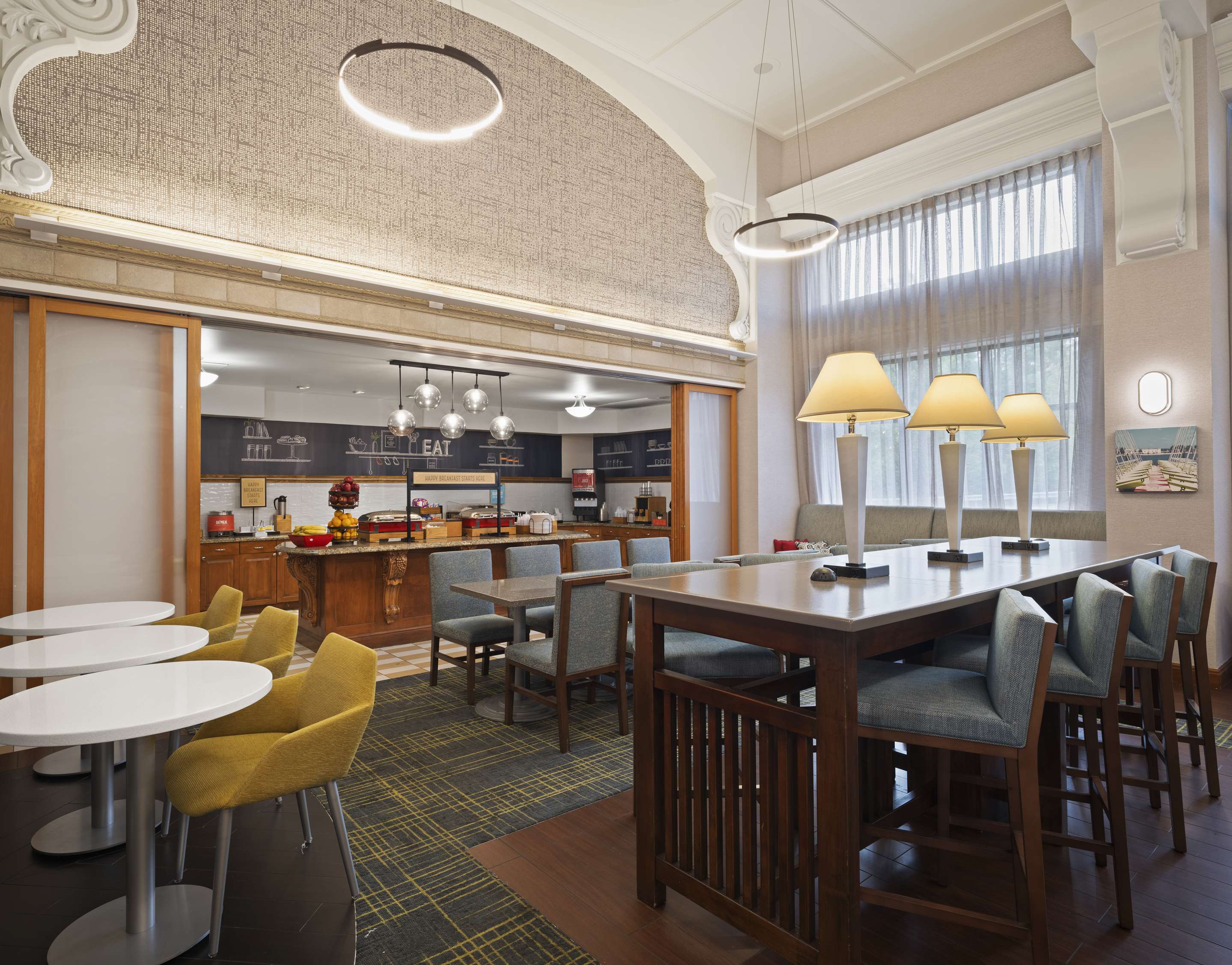 Breakfast Area | Hampton Inn & Suites Arundel Mills/Baltimore
