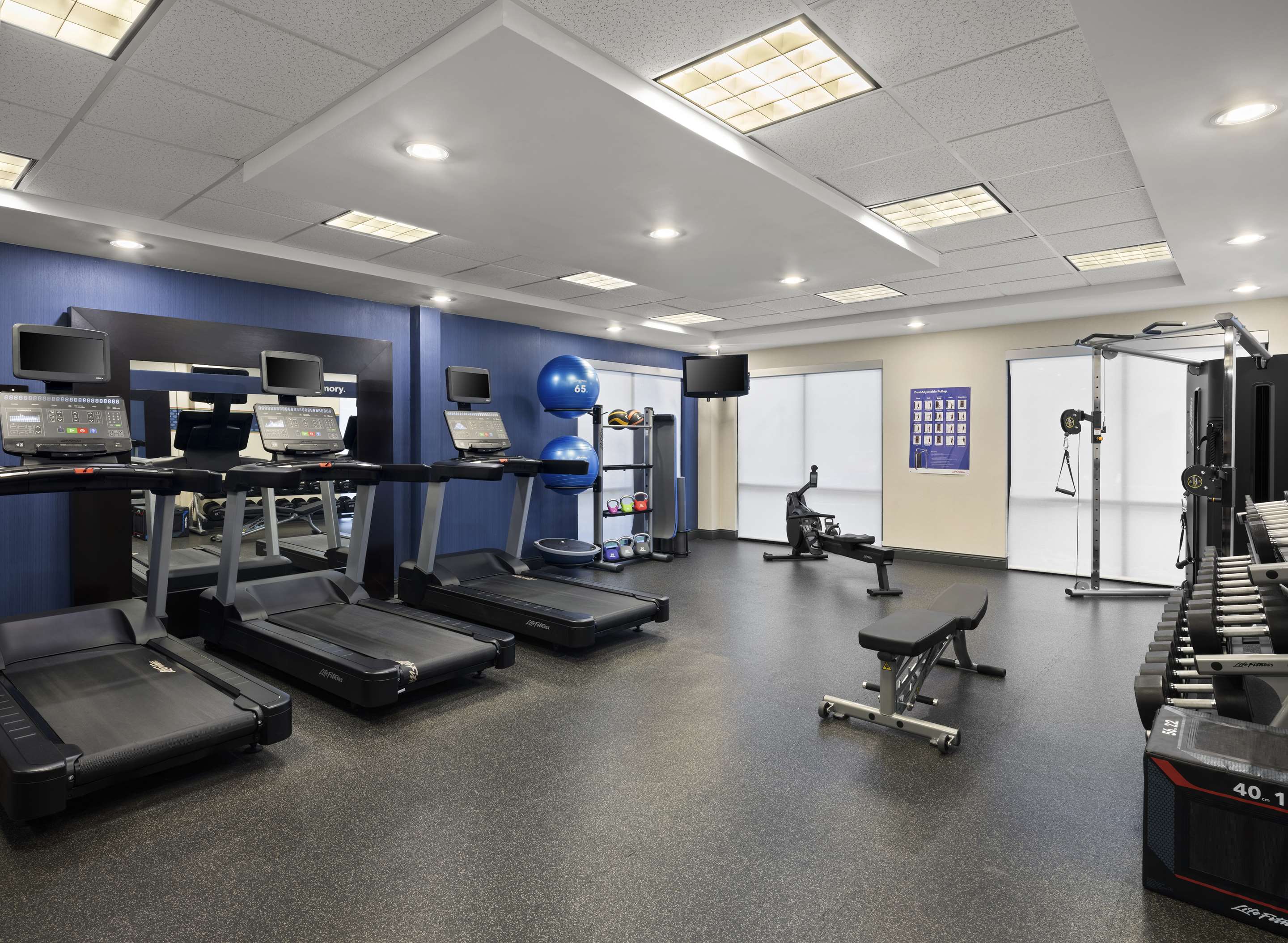 Health club fitness center gym | Hampton Inn & Suites Arundel Mills/Baltimore