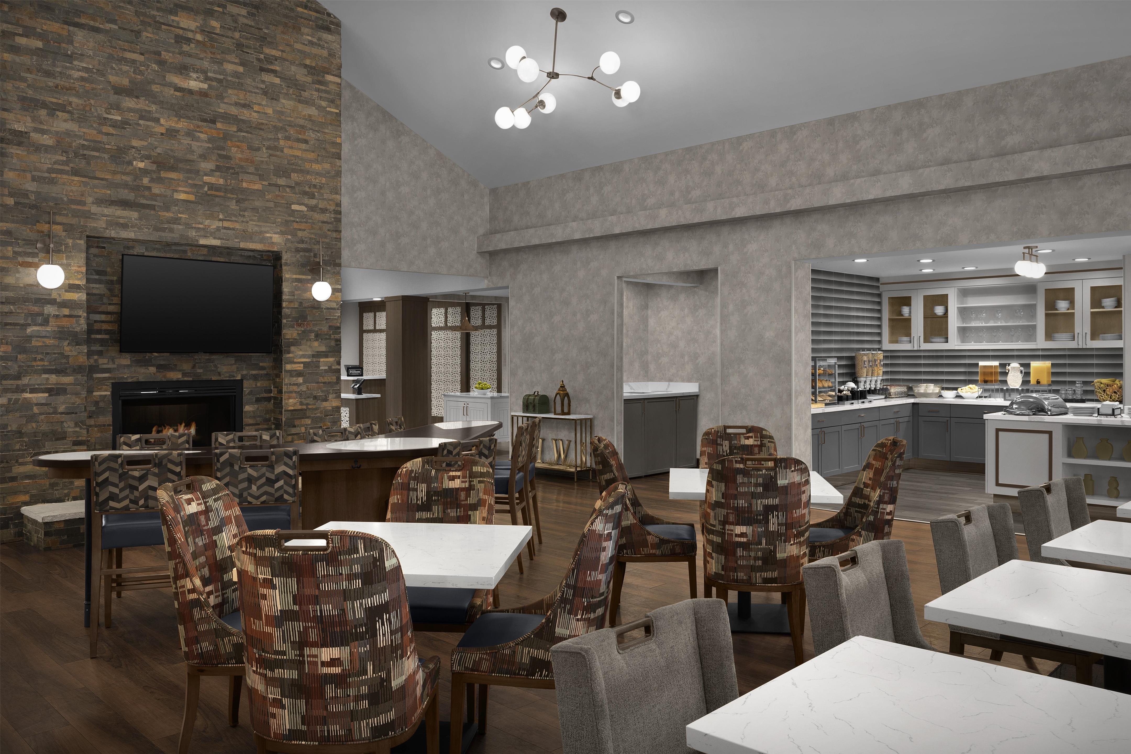 Breakfast Area | Homewood Suites by Hilton Birmingham-SW-Riverchase-Galleria