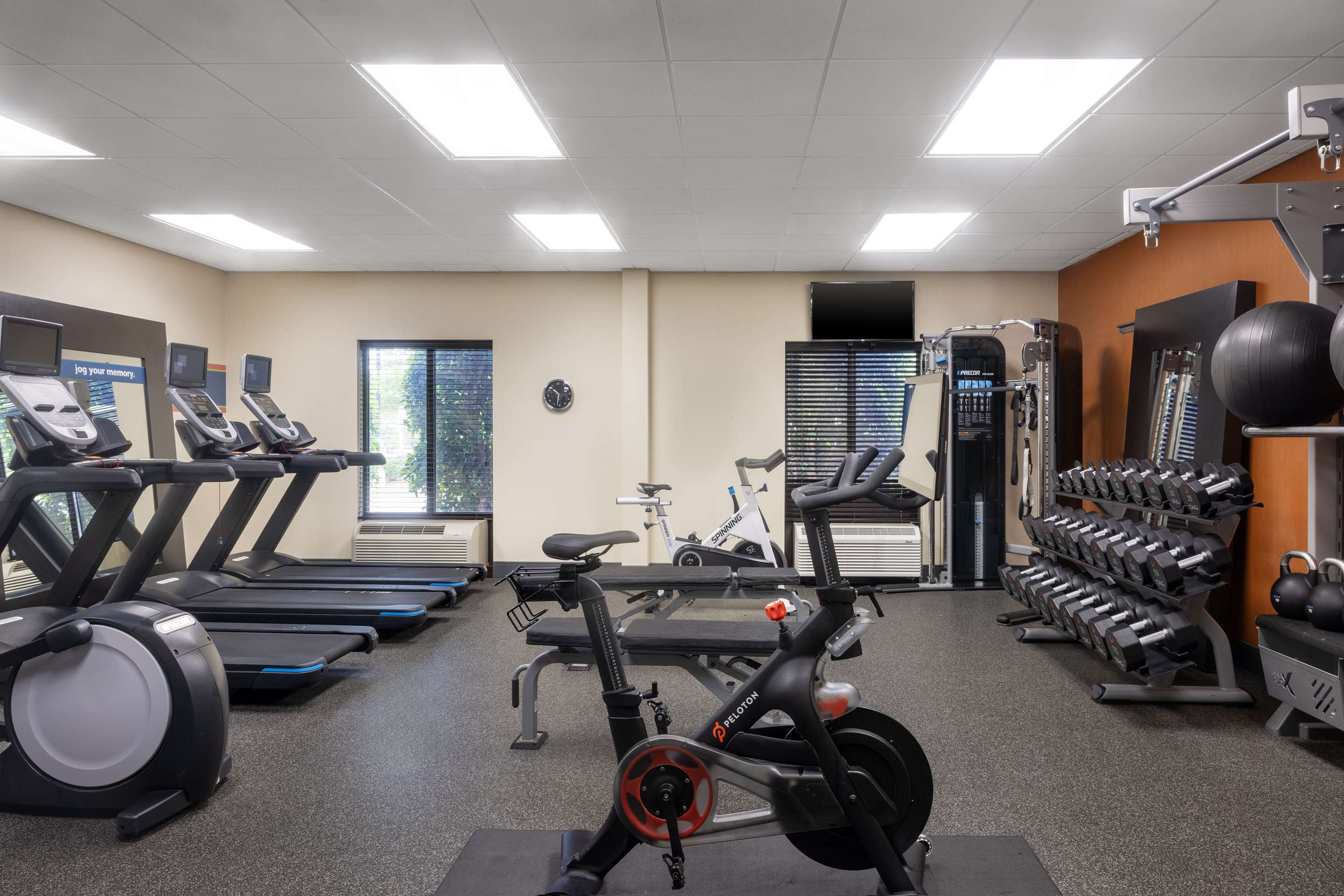 Health club fitness center gym | Hampton Inn & Suites Birmingham/280 East-Eagle Point