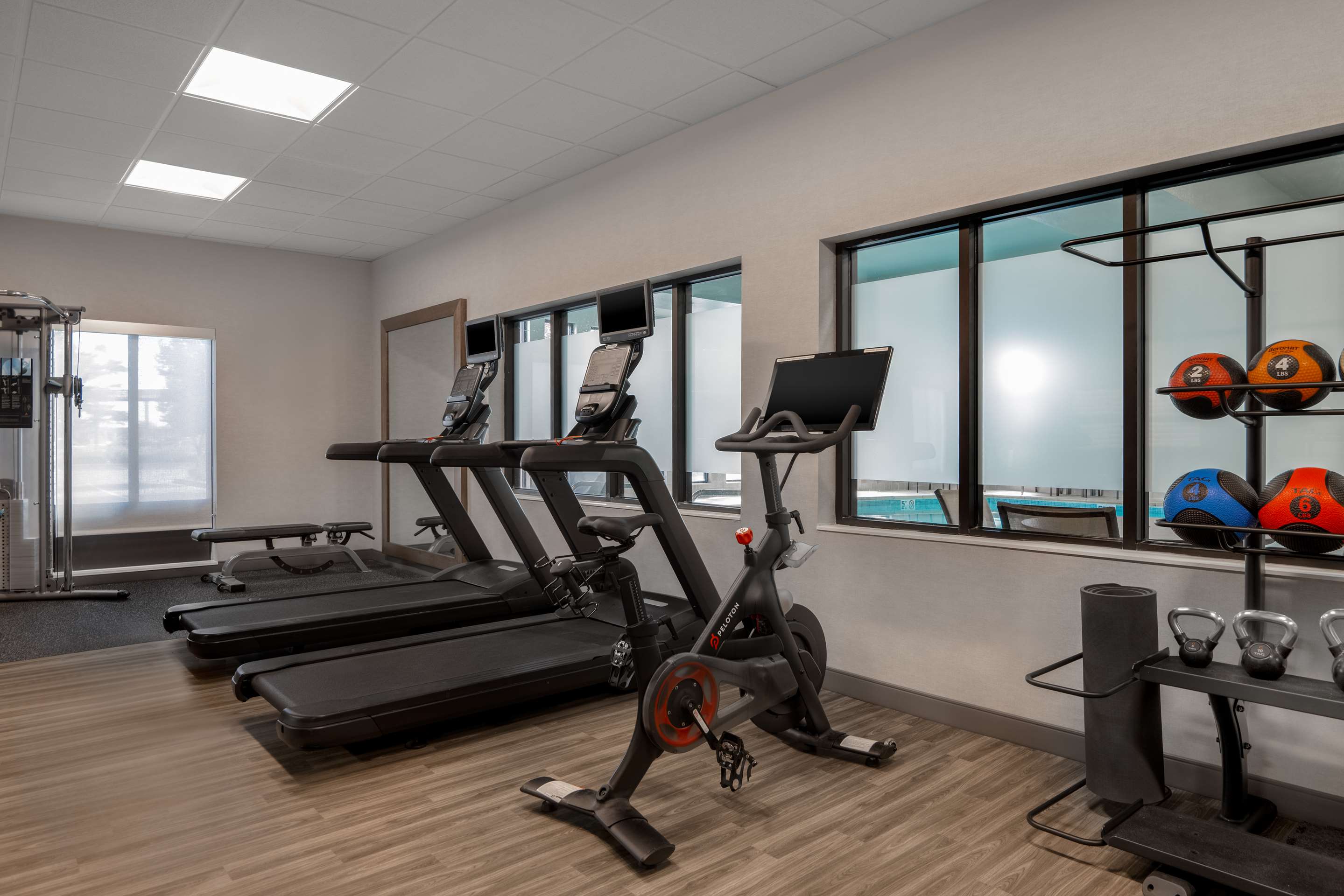 Health club fitness center gym | Hampton Inn & Suites Billings West I-90